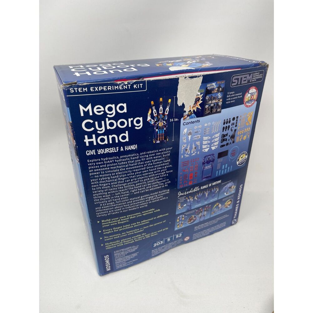 Thames & Kosmos Mega Cyborg Hand STEM Experiment Kit Build Your Own GIANT Hand - Picture 6 of 11